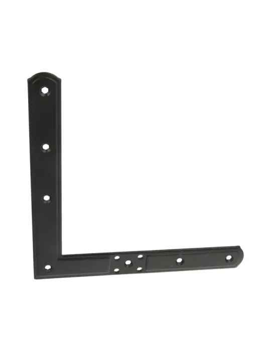 Escuadra 3093 - 220 x 220 mm - Acero - Negro - Izquierda