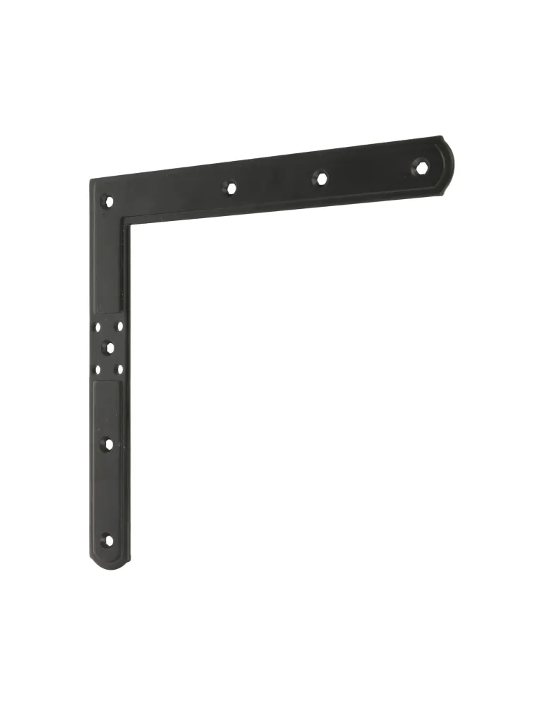 Escuadra 3093 - 220 x 220 mm - Acero - Negro - Izquierda
