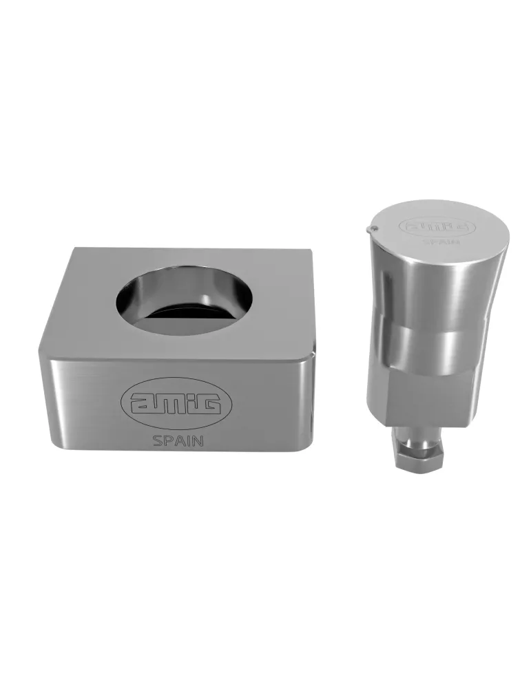 Cerradura 685 - 60 x 50 mm - Latón - Cromado brillo