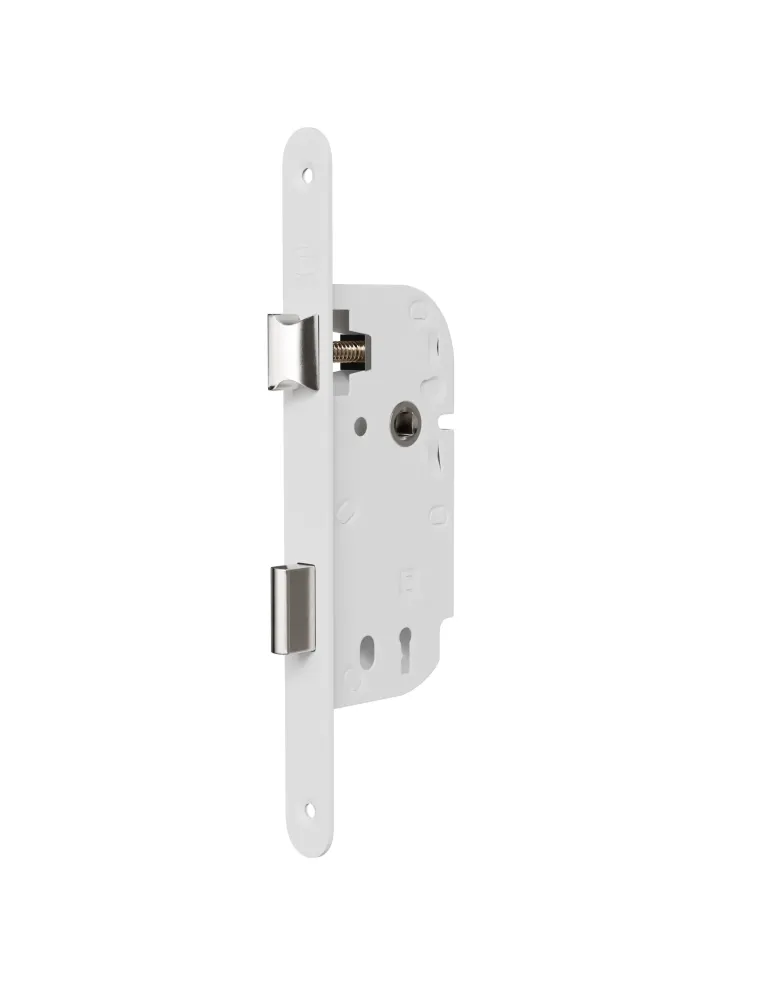 Cerradura 771AL - 40/70 mm - Acero - Blanco