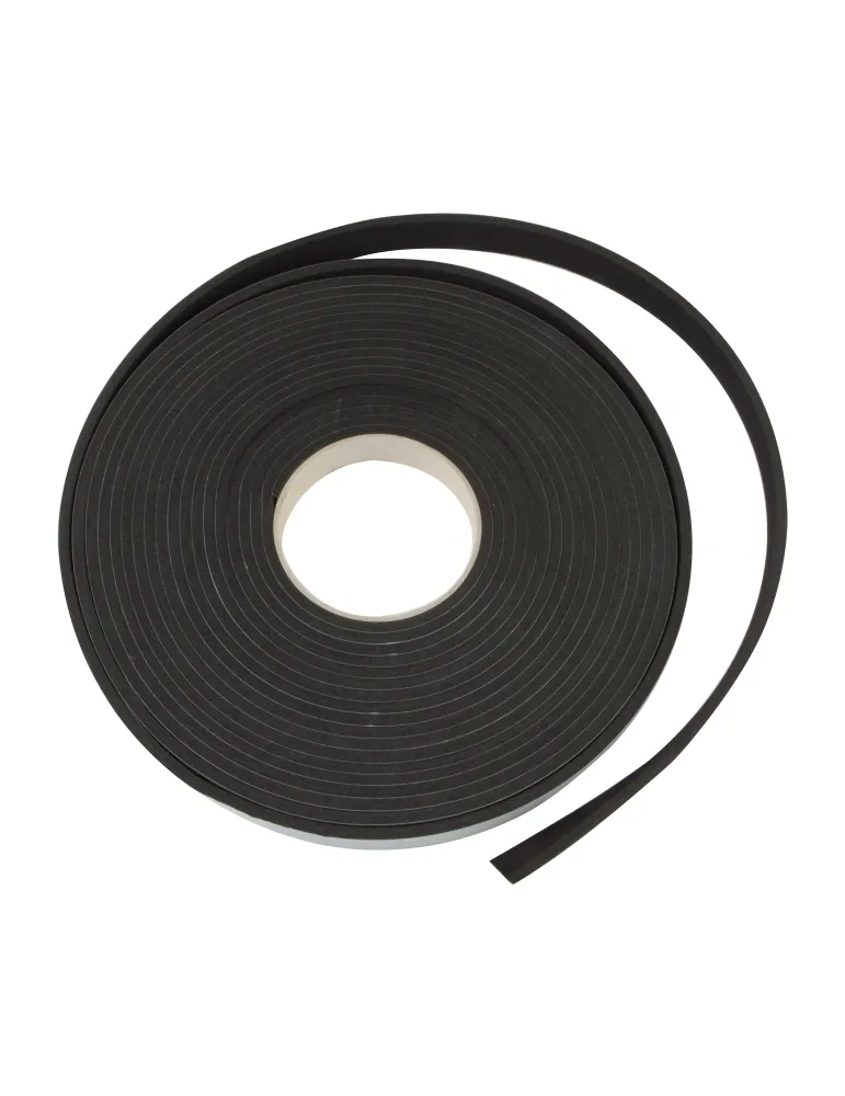 Burlete adhesivo 963 - 10 m - Caucho - Negro