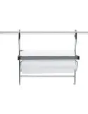 Portarrollos 1501 - 250 x 260 x 130 - Acero - Cromado