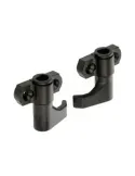Conjunto de ganchos de cierre 7070 - 40 x 33 x 15 mm - Zamak - Negro