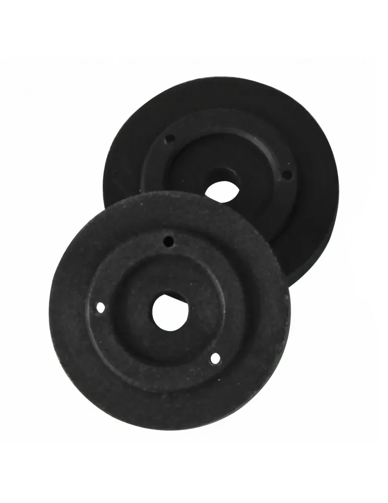 Suplemento para tope con muelle 3044 - 30 x 5 mm - Nylon - Negro