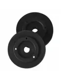 Suplemento para tope con muelle 3044 - 30 x 5 mm - Nylon - Negro