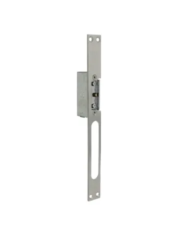 Cerradero eléctrico 41 - 250 x 25 x 3 mm - Acero inoxidable 18/8 - Mate