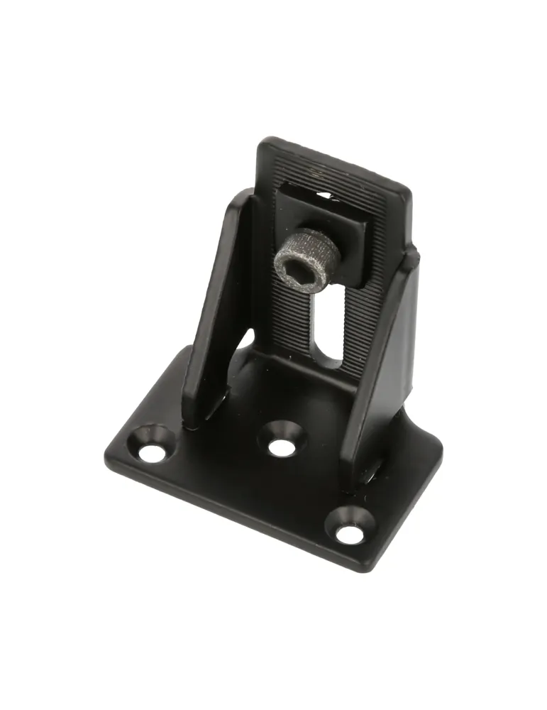 Soporte para pernio regulable 2914 - 52 x 50 x 35 mm - Acero - Negro