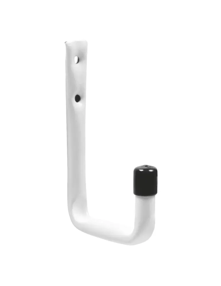 Colgador multiuso 754 - Ø12 x 125 mm - Acero - Blanco