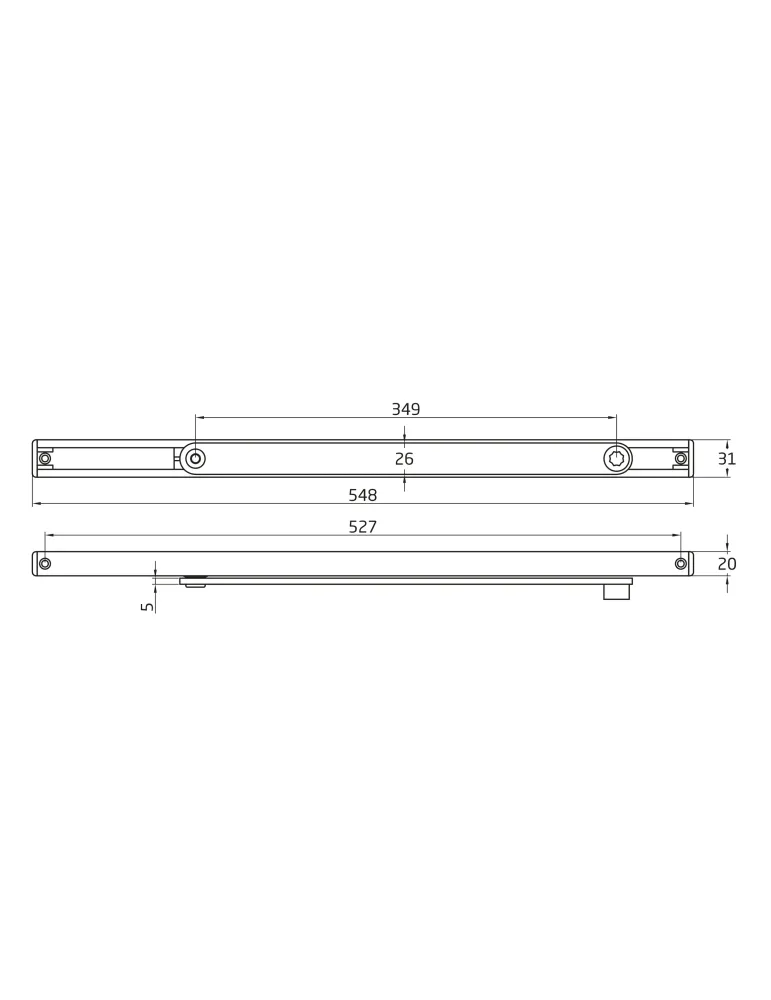 Brazo corredera Mod. 6500
