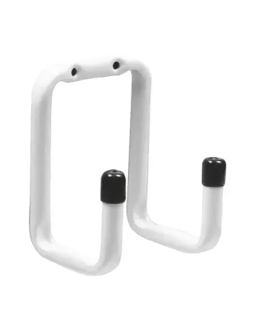 Colgador multiuso 756 - Ø12 x 75 mm - Acero - Blanco