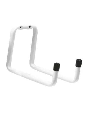 Colgador multiuso 757 - Ø12 x 175 mm - Acero - Blanco