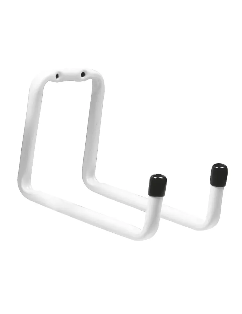 Colgador multiuso 757 - Ø12 x 175 mm - Acero - Blanco