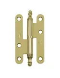 Pernio 408E - 95 x 54 x 2 mm - Acero - Lacado dorado - Derecha