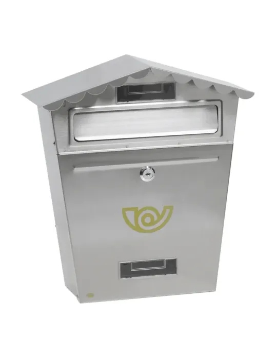 Buzón 1 INOX - 360 x 335 x 110 mm - Acero inoxidable - Inoxidable