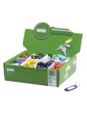 Dispensador llavero porta-etiquetas 8 - 52 x 23 mm