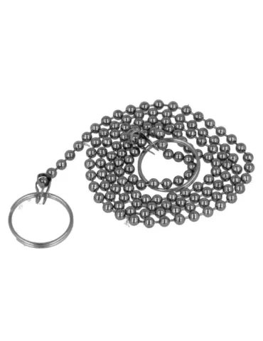 Cadena para tapón 30256 - Ø3,2 mm x 60 cm - Latón - Cromado 2