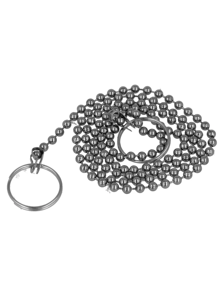 Cadena para tapón 30256 - Ø3,2 mm x 60 cm - Latón - Cromado