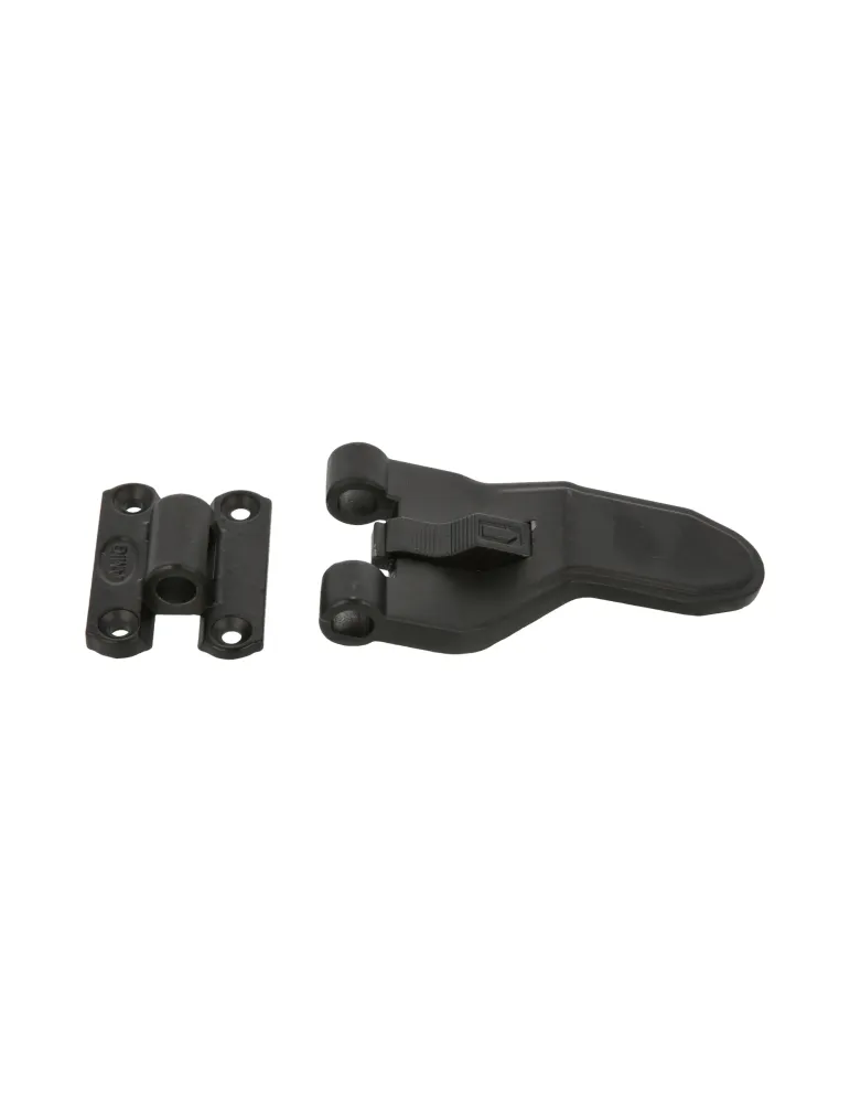Herraje automático para una o dos hojas 2915 - 110 mm - Zamak - Negro