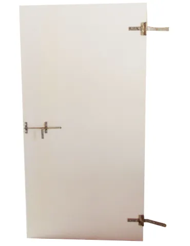 PUERTA POLIESTER CON HERRRAJE INOX 205X105 CM