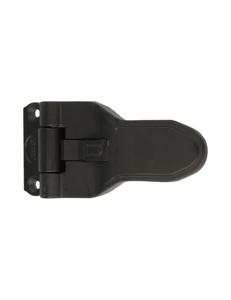 Herraje automático para una o dos hojas 2915 - 110 mm - Zamak - Negro