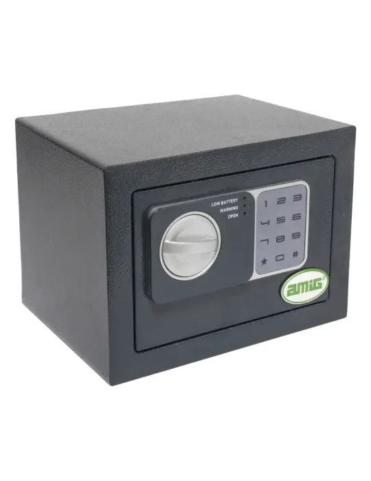 Caja fuerte TOPSECURE-M - 230 x 170 x 170 mm - Acero - Gris