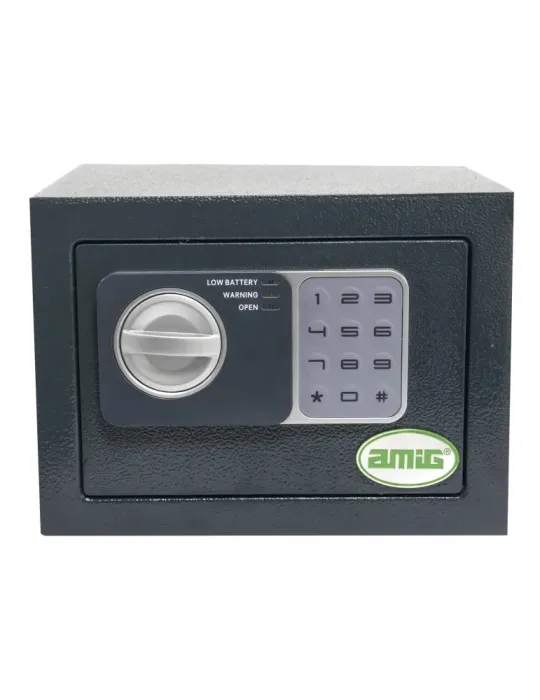 Caja fuerte TOPSECURE-M - 230 x 170 x 170 mm - Acero - Gris
