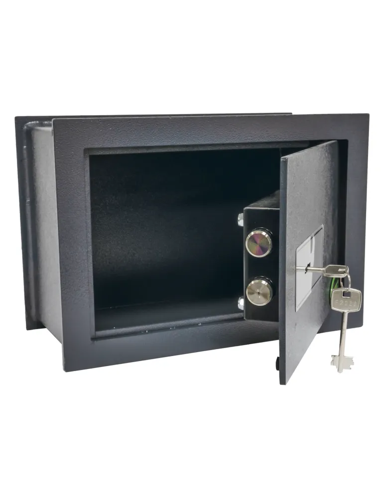 Caja fuerte TOPSECURE-W - 300 x 150 x 200 mm - Acero - Gris