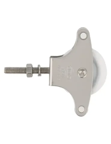 Polea plástico 201 INOX. - M6 x 40 mm - Acero inoxidable 18/8 - Mate