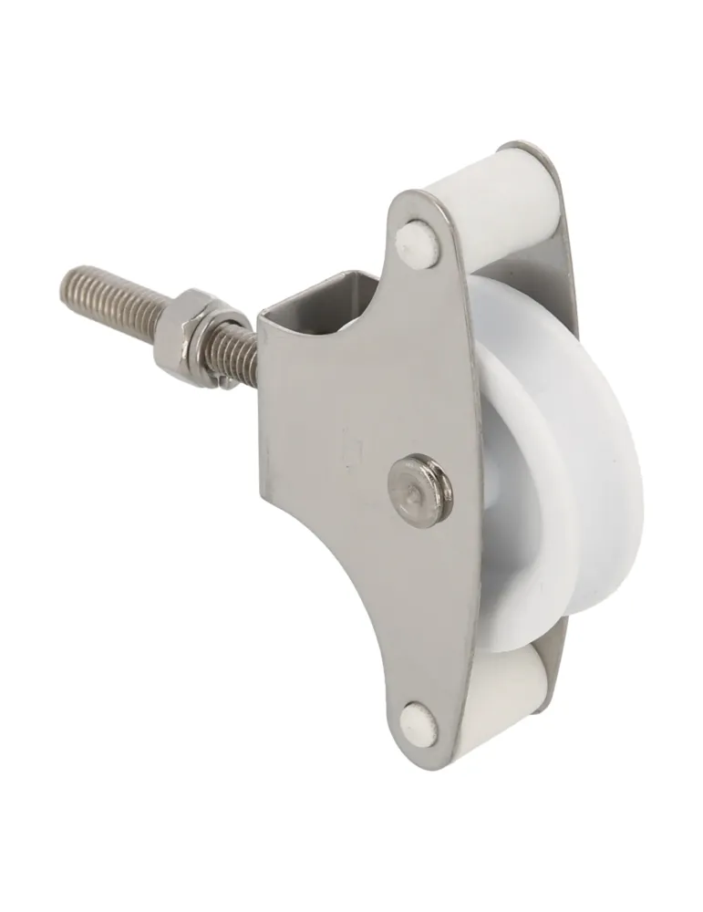 Polea plástico 201 INOX. - M6 x 40 mm - Acero inoxidable 18/8 - Mate