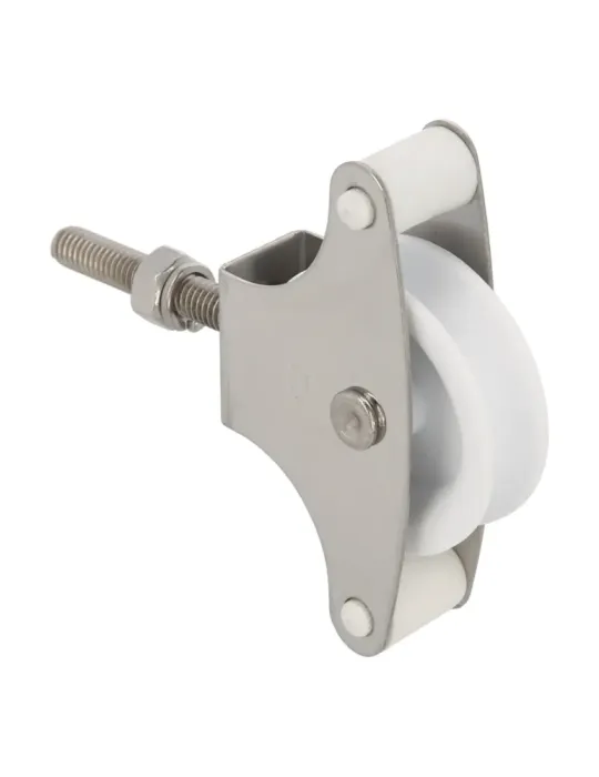 Polea plástico 201 INOX. - M6 x 40 mm - Acero inoxidable 18/8 - Mate