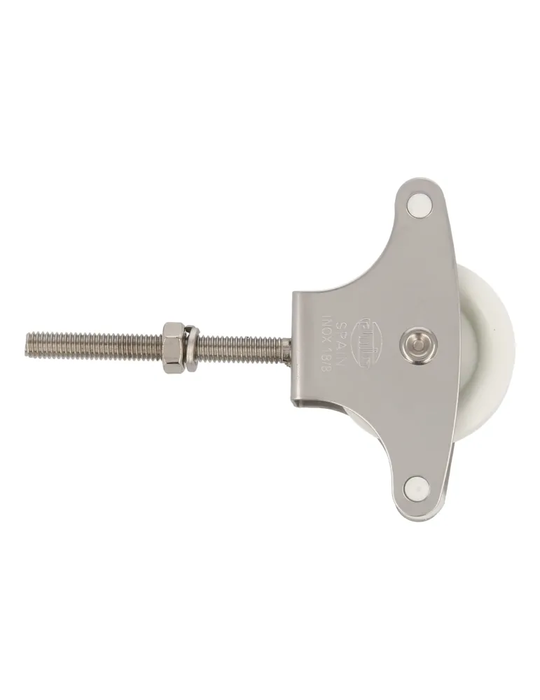 Polea plástico 212 INOX. - M6 x 60 mm - Acero inoxidable 18/8 - Mate