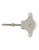 Polea plástico 212 INOX. - M6 x 60 mm - Acero inoxidable 18/8 - Mate