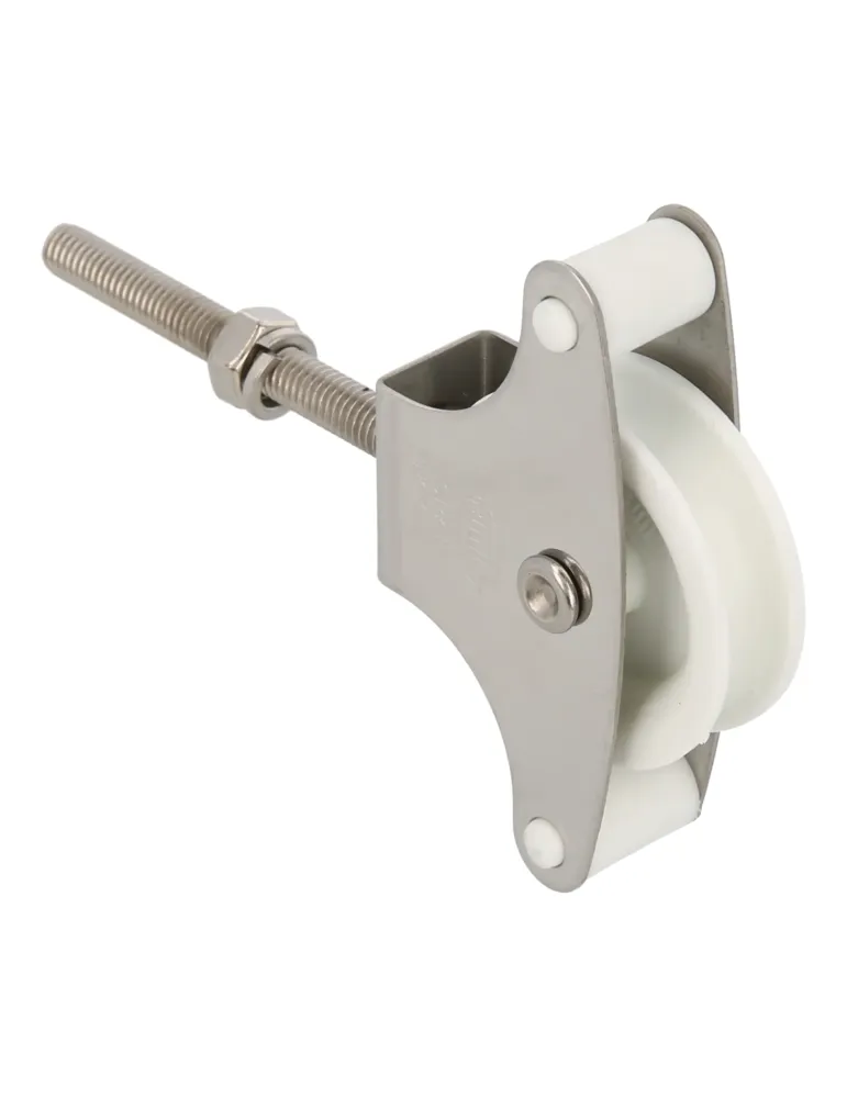 Polea plástico 212 INOX. - M6 x 60 mm - Acero inoxidable 18/8 - Mate