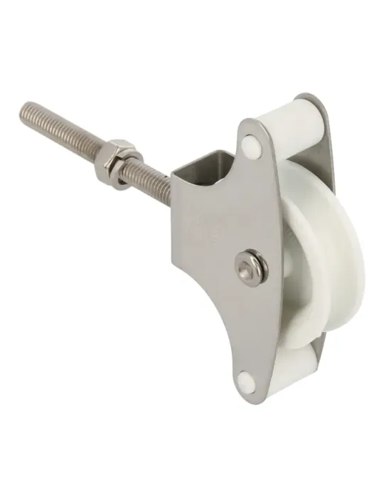 Polea plástico 212 INOX. - M6 x 60 mm - Acero inoxidable 18/8 - Mate