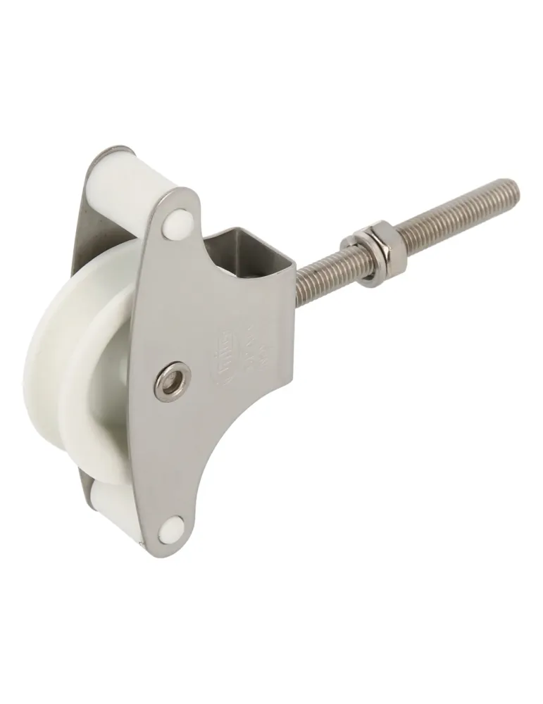 Polea plástico 212 INOX. - M6 x 60 mm - Acero inoxidable 18/8 - Mate