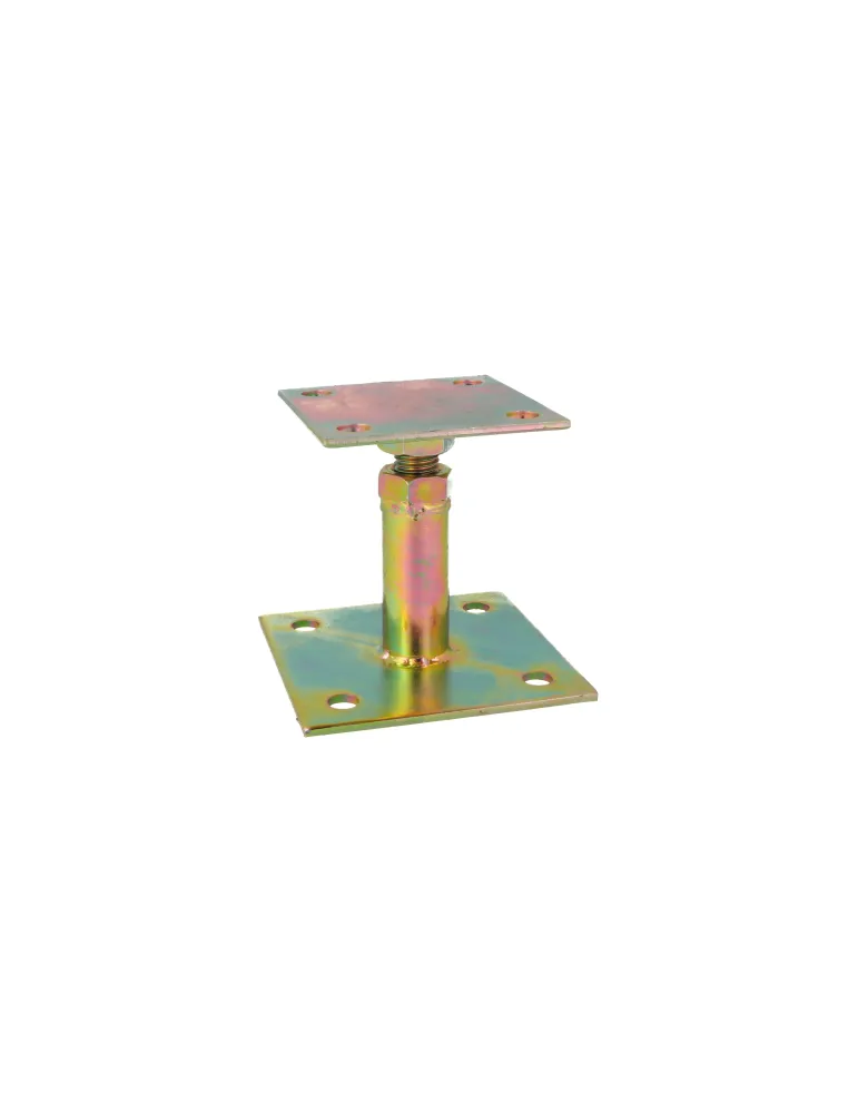 Soporte ajustable 360 - 100 x 100 mm - Acero - Bicromatado