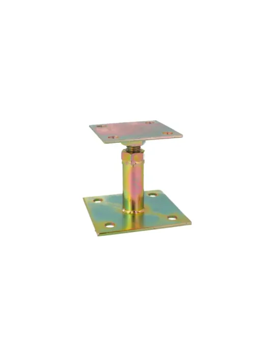 Soporte ajustable 360 - 100 x 100 mm - Acero - Bicromatado
