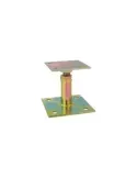 Soporte ajustable 360 - 100 x 100 mm - Acero - Bicromatado