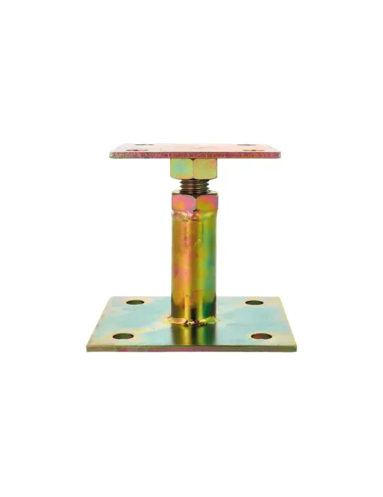 Soporte ajustable 360 - 100 x 100 mm - Acero - Bicromatado