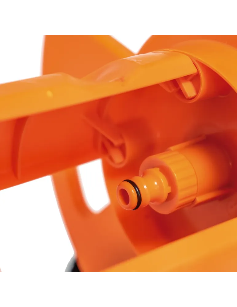 Carro portamangueras R47 - 1/2'' - 60 m - Polipropileno - Naranja-Gris