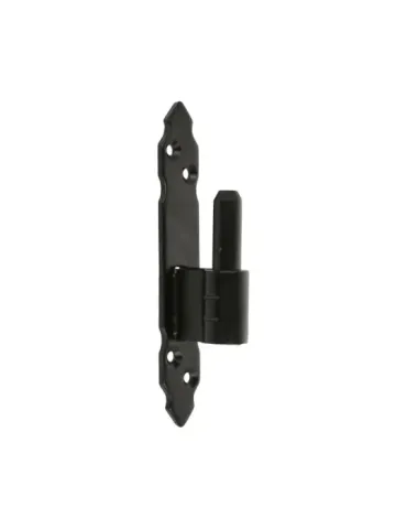 Pernio gótico 8010 - 160 x 25 x 4 mm - Acero - Negro