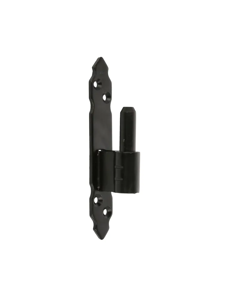 Pernio gótico 8010 - 160 x 25 x 4 mm - Acero - Negro