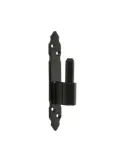 Pernio gótico 8010 - 160 x 25 x 4 mm - Acero - Negro