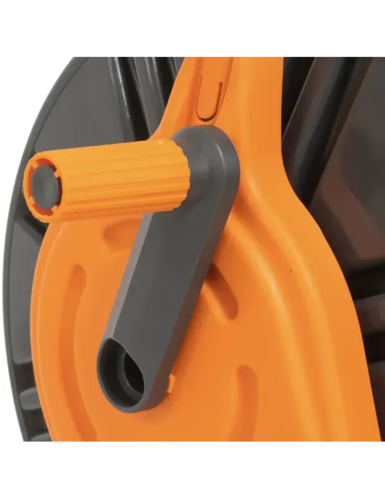 Carro portamangueras R46 - 1/2'' - 60 m - Polipropileno - Naranja-Gris