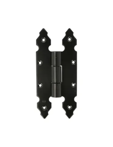 Bisagra 9100 - 200 x 90 mm - Acero - Negro