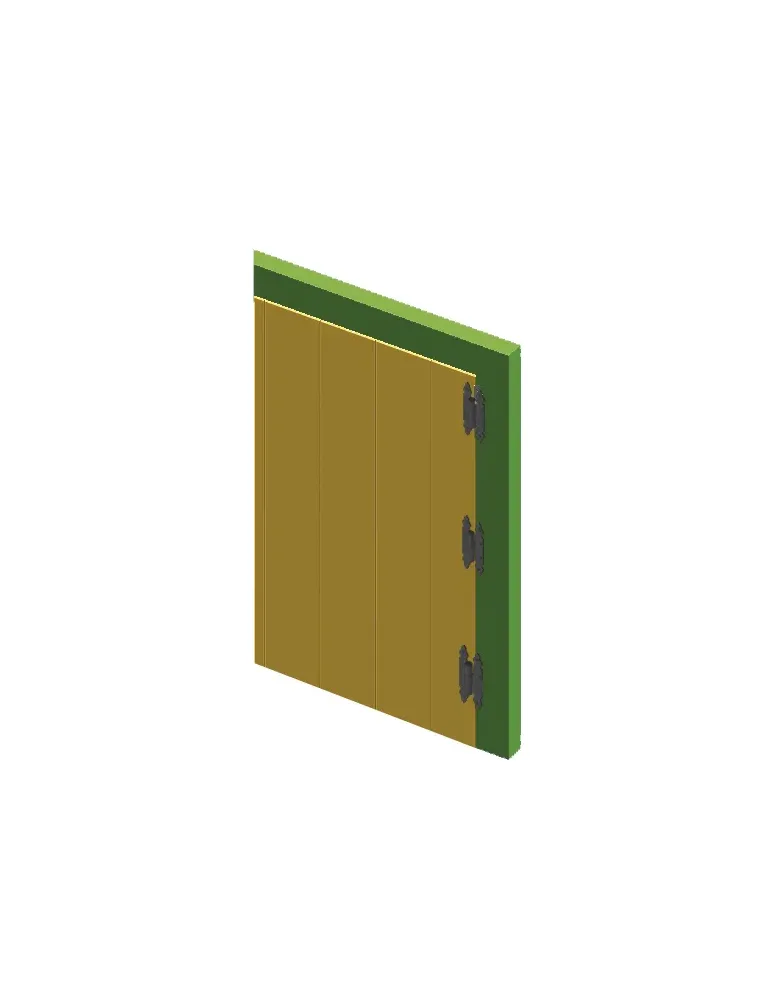 Bisagra 9100 - 200 x 90 mm - Acero - Negro