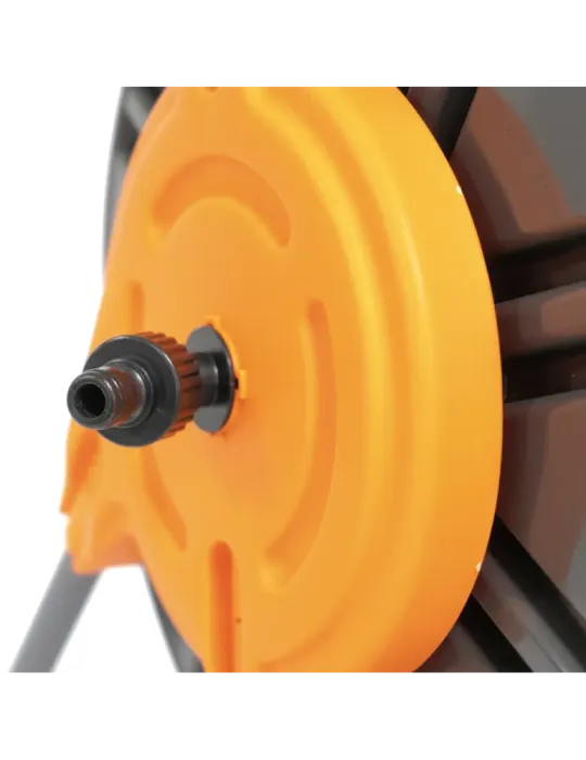 Carro portamangueras R46 - 1/2'' - 60 m - Polipropileno - Naranja-Gris