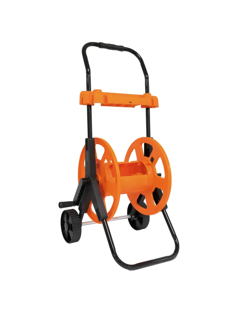 Carro portamangueras R47 - 1/2'' - 60 m - Polipropileno - Naranja-Gris