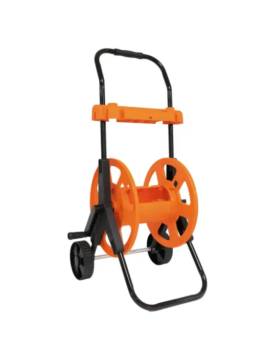 Carro portamangueras R47 - 1/2'' - 60 m - Polipropileno - Naranja-Gris