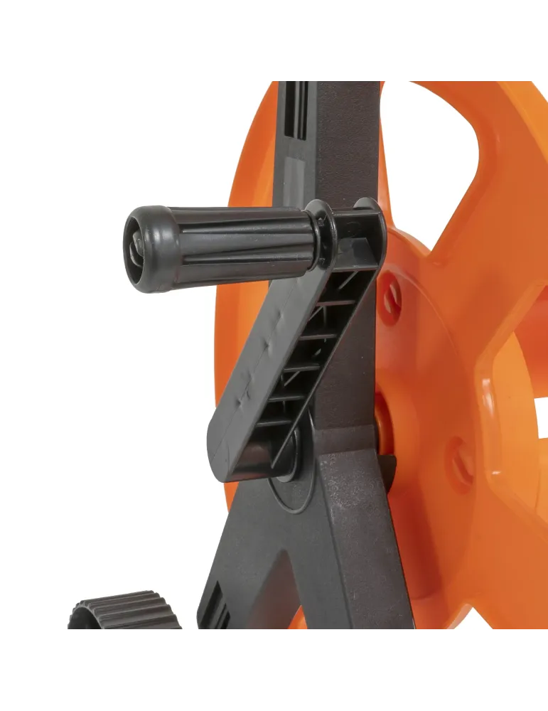 Carro portamangueras R47 - 1/2'' - 60 m - Polipropileno - Naranja-Gris